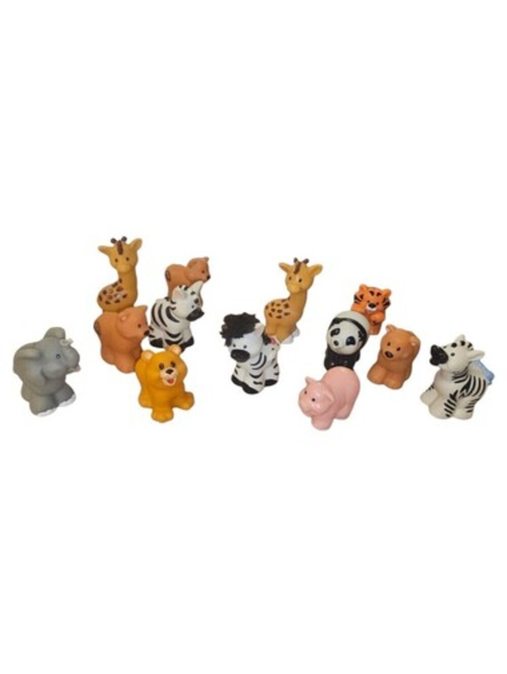 Fisher Price Little People Farm Animals Lot 13 Figures Safari Lion Pig Elephant